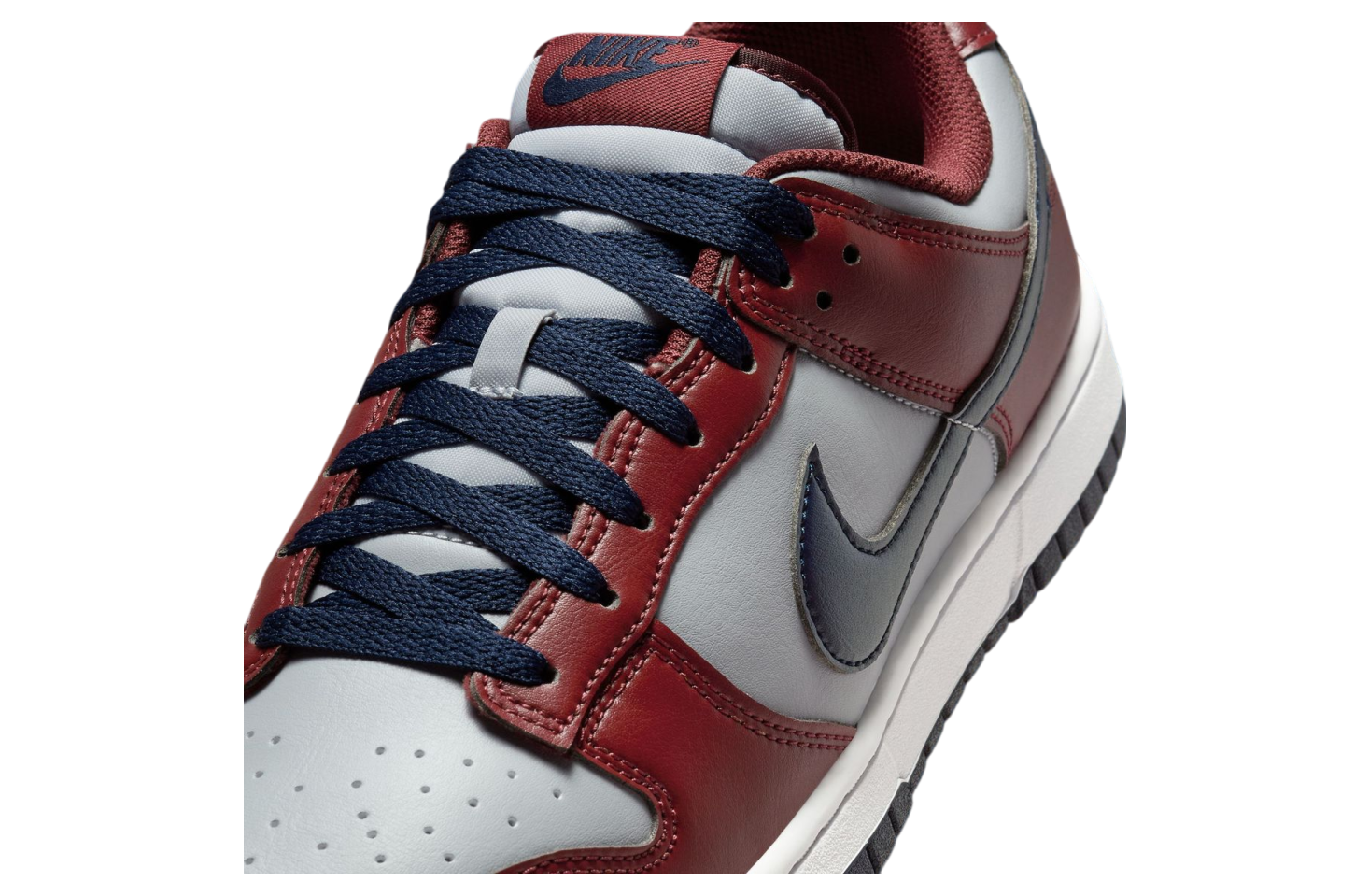 Nike Dunk Low Reboots Grey / Burgundy / Navy
