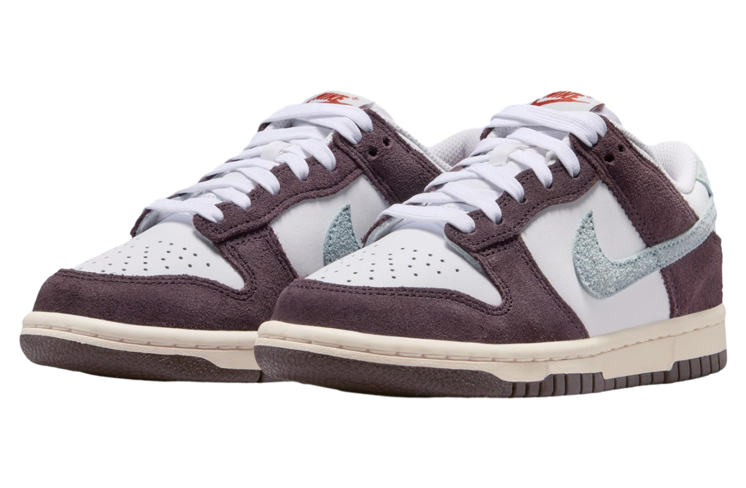 Nike Dunk Low White / Burgundy Ash