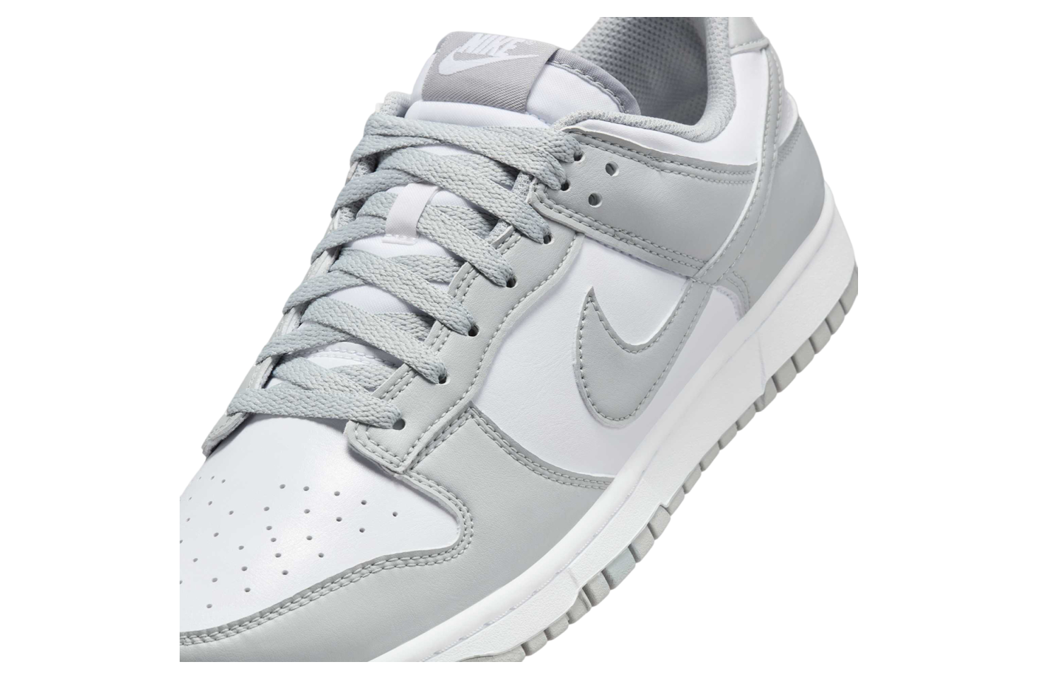 Nike Dunk Low White / Light Smoke Grey