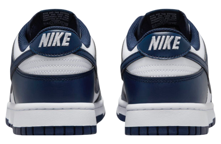 Nike Dunk Low White / Midnight Navy