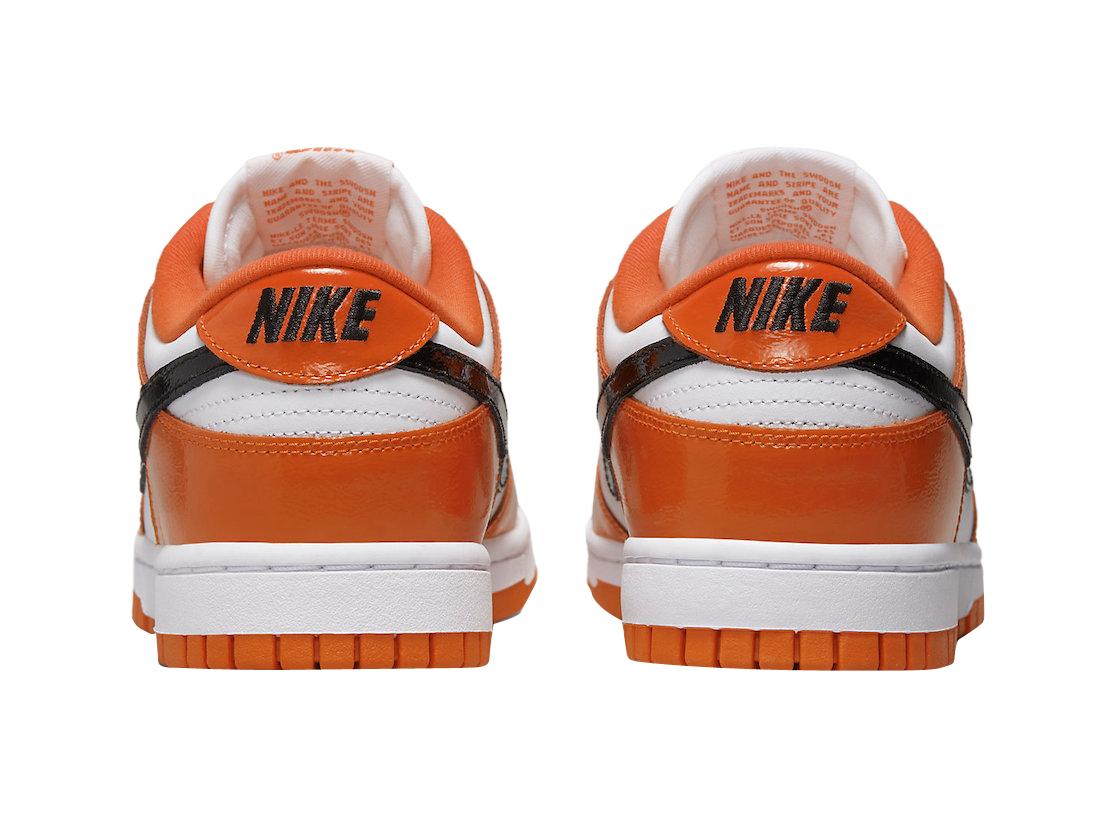 Nike Dunk Low White Orange Patent