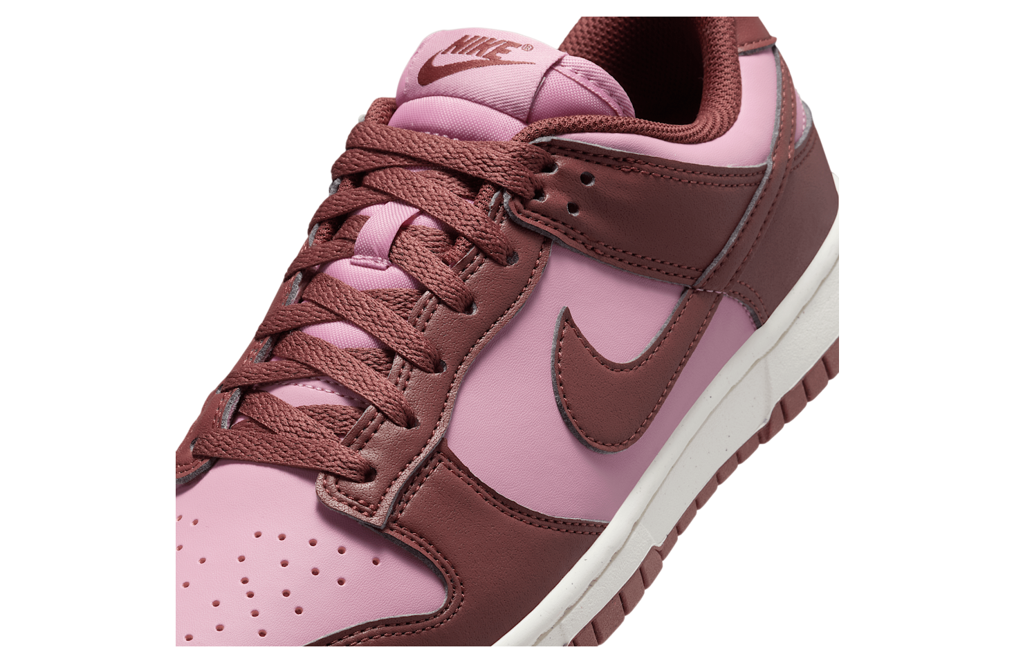 【激レア】Nike Wmns Dunk Low 6.0 'Pink Brown' Nike Dunk Low 6.0 White Metallic Gold Pink Women's Size 7.5