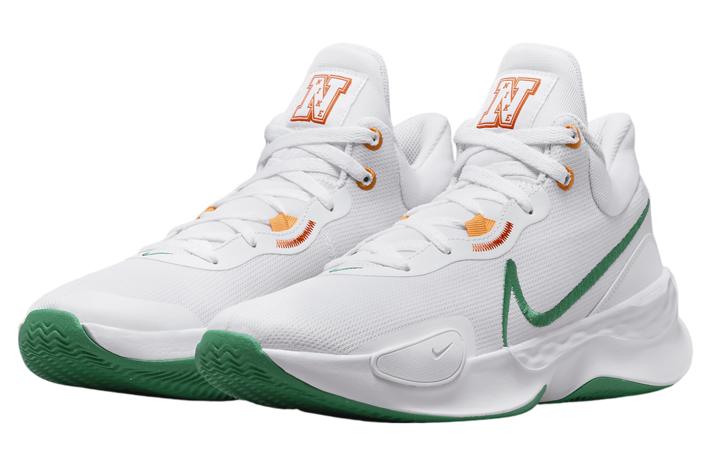 Nike Elevate 3 White / Safety Orange / Malachite