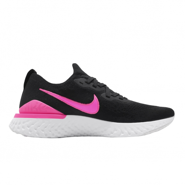 BUY Nike Epic React Flyknit 2 Black Pink Blast | Kixify Marketplace