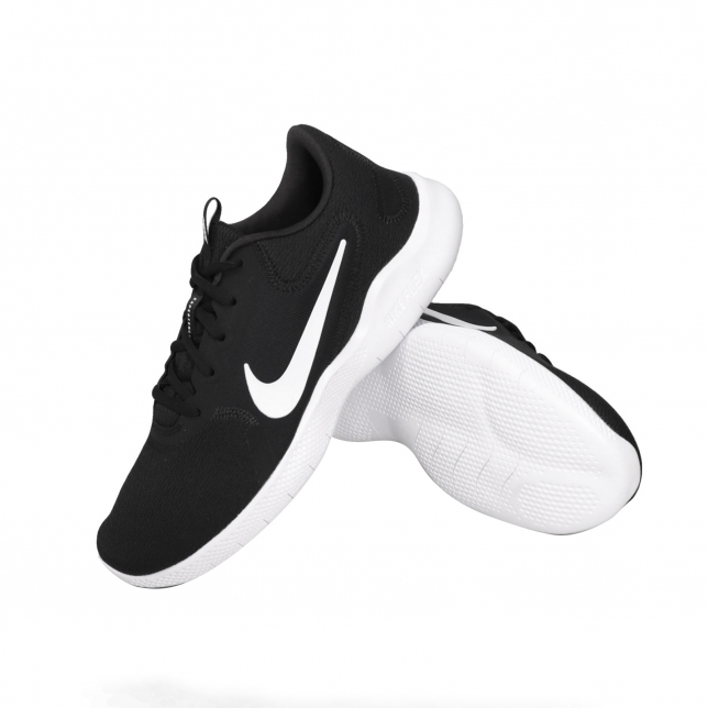 Nike Flex Experience RN 9 Black White Dark Smoke Grey