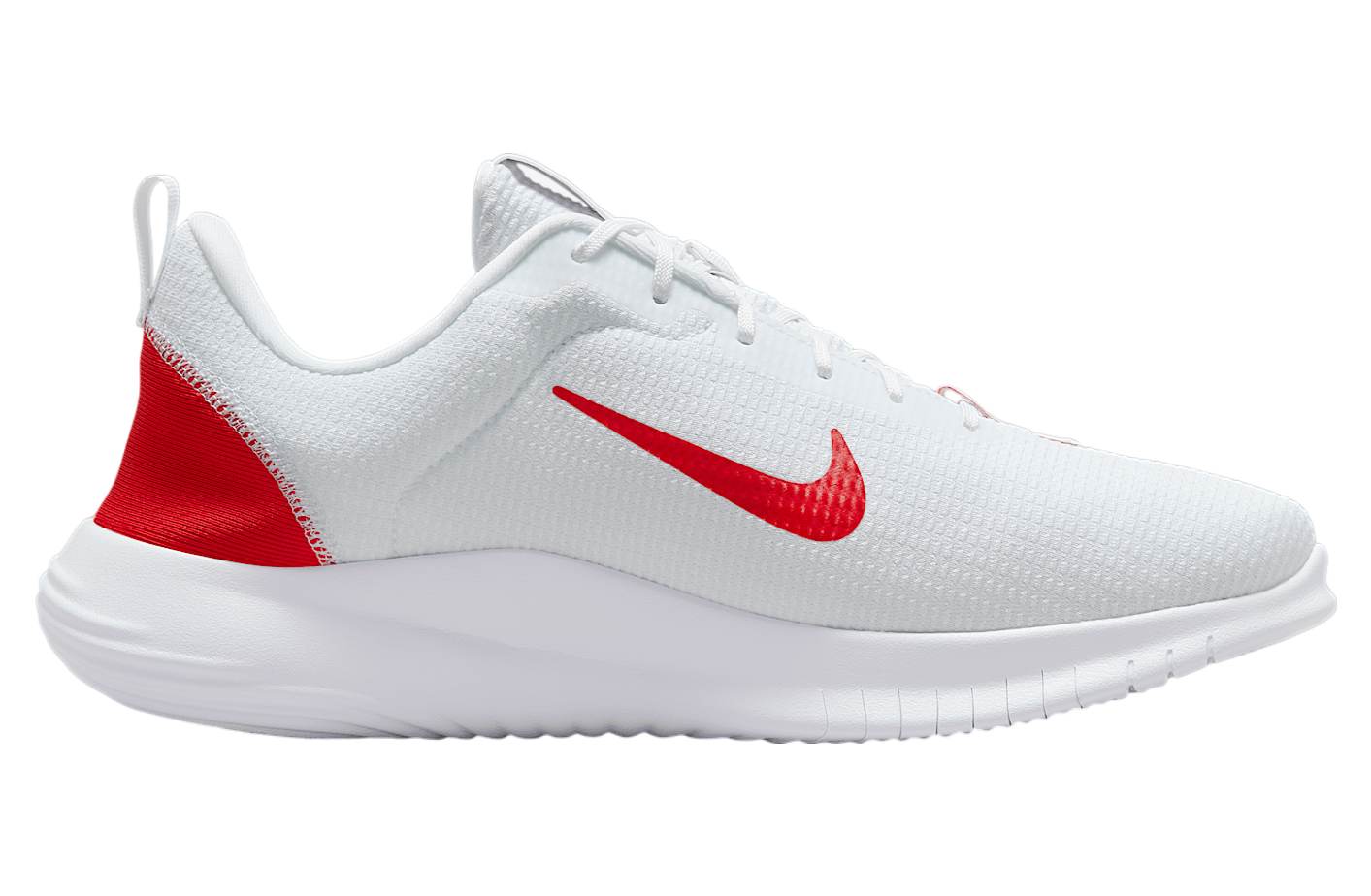 Nike Flex Experience Run 12 White / University Red (Extra Wide)