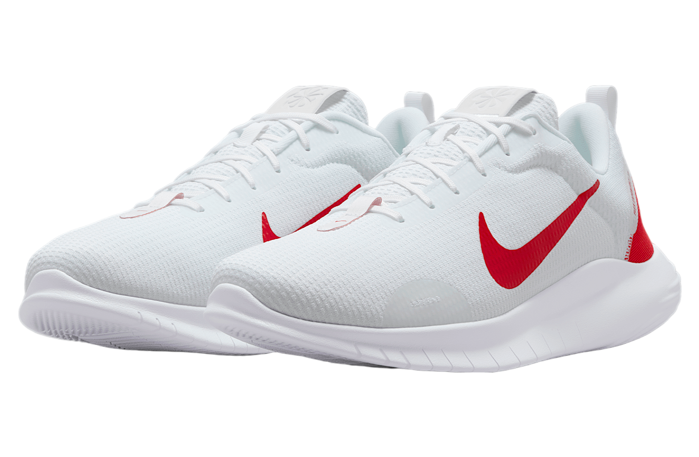 Nike Flex Experience Run 12 White / University Red (Extra Wide)