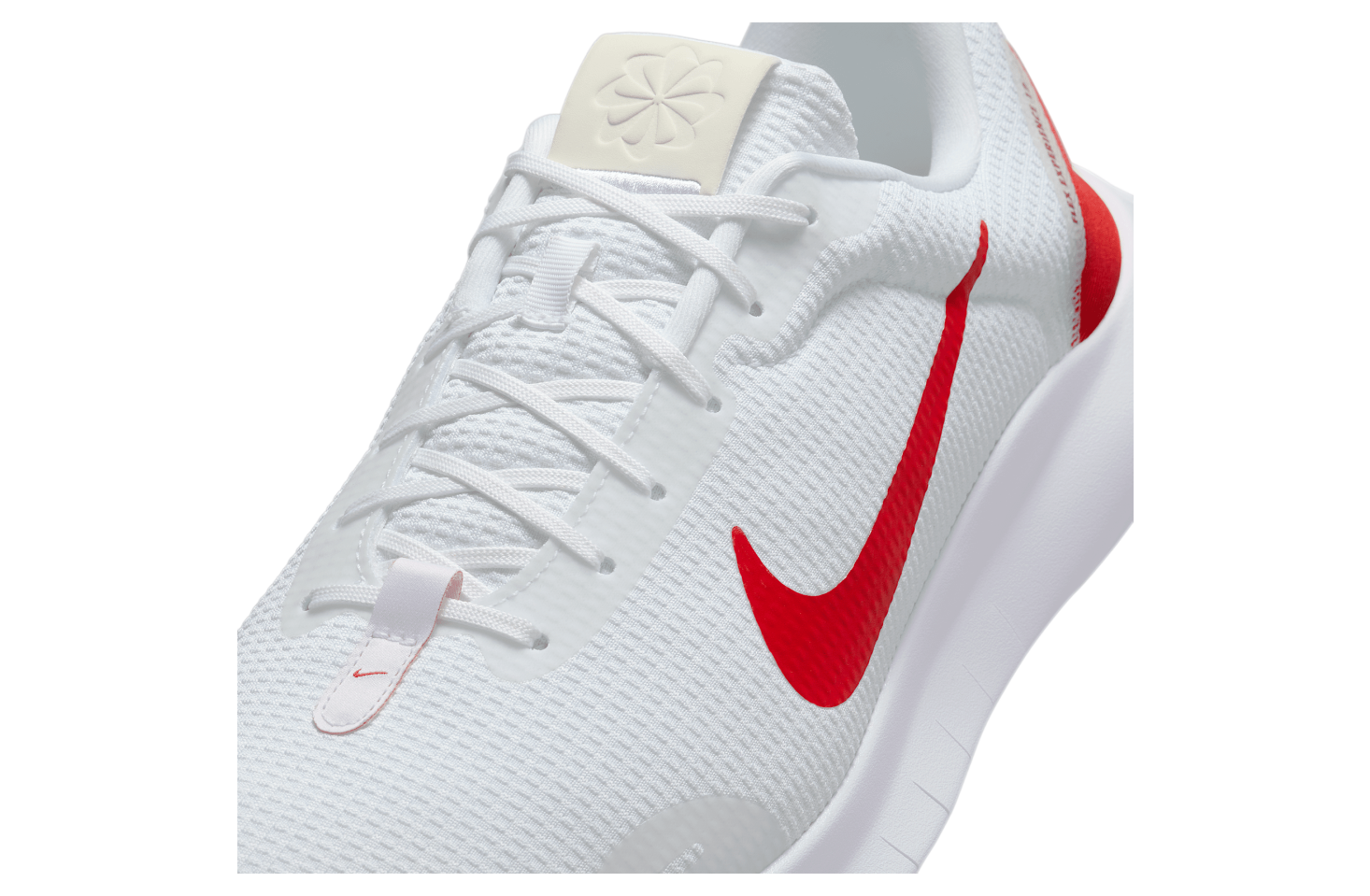 Nike Flex Experience Run 12 White / University Red (Extra Wide)