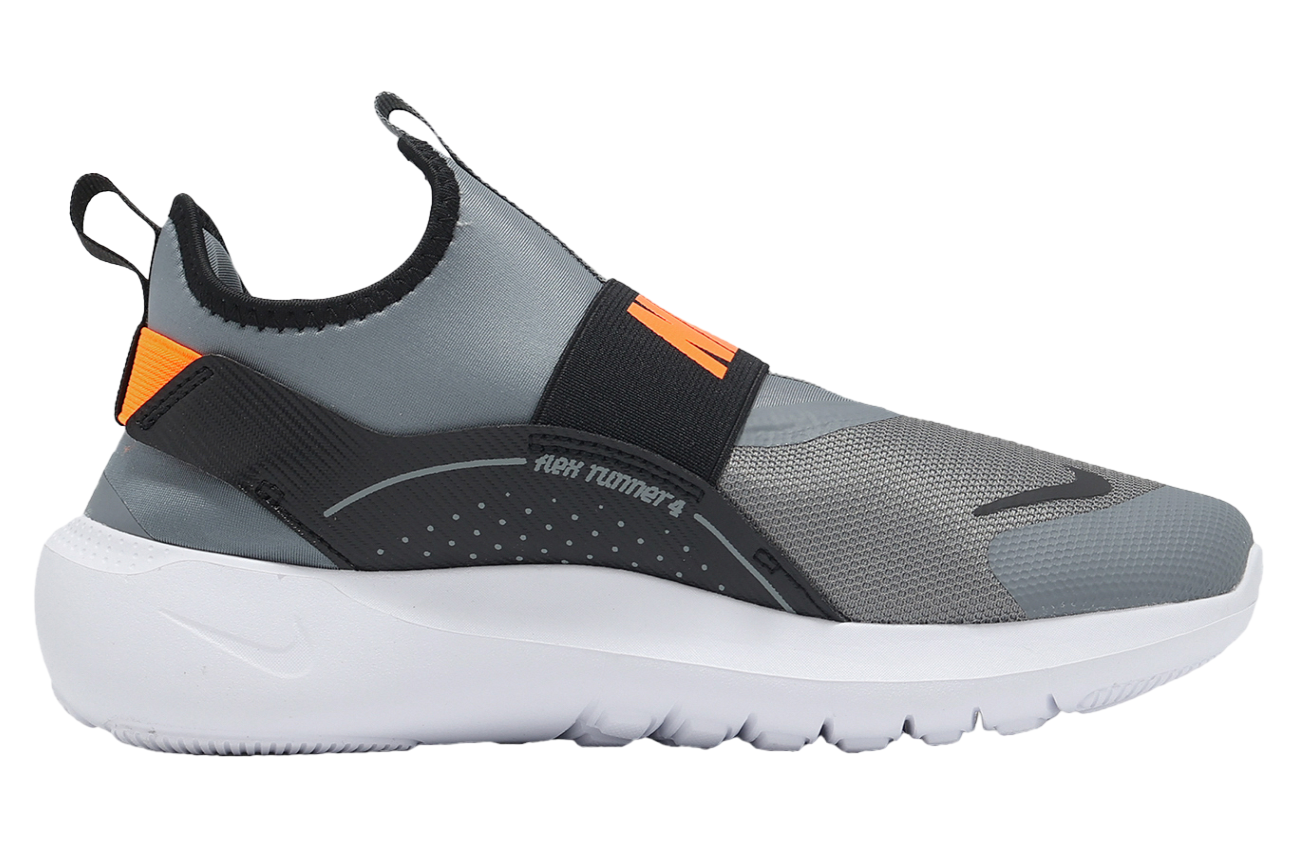 Nike Flex Runner 4 GS Cool Grey / Total Orange