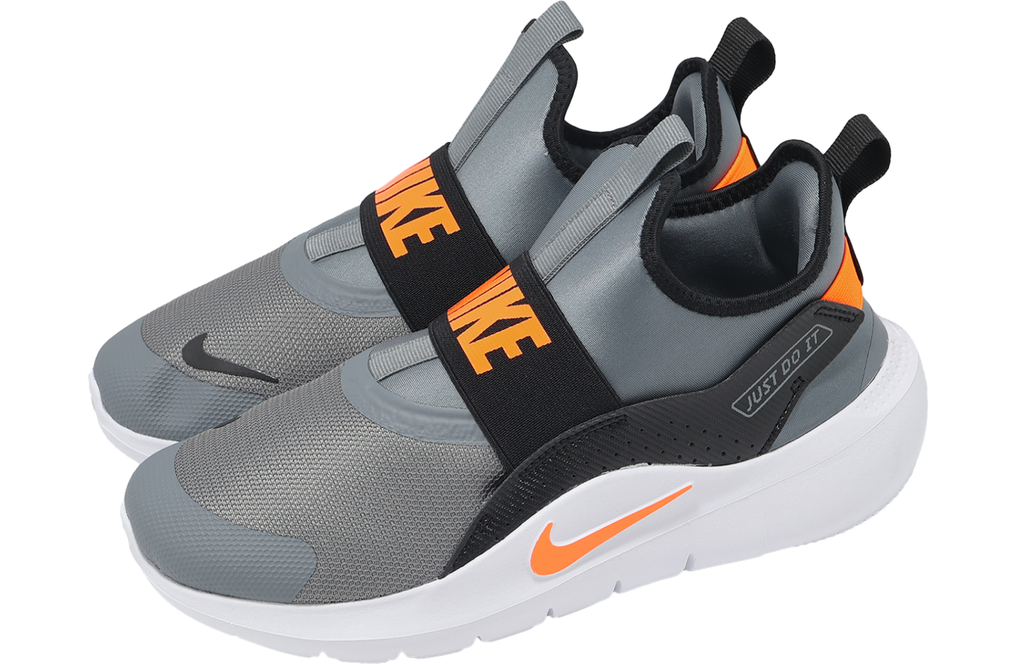 Nike Flex Runner 4 GS Cool Grey / Total Orange