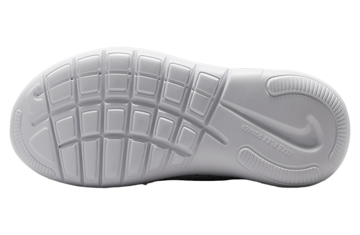 Nike Flex Runner 4 GS White / Safety Orange