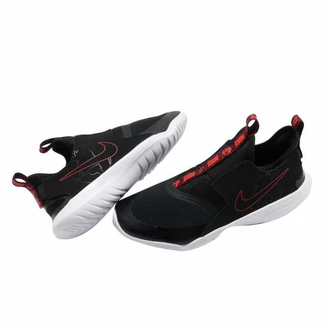 Nike Flex Runner SE GS Black White Bright Crimson CZ6528001