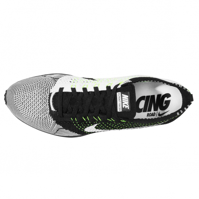 Gesprekelijk Onheil uitbreiden Nike Flyknit Racer Black White Volt 526628-011 - KicksOnFire.com
