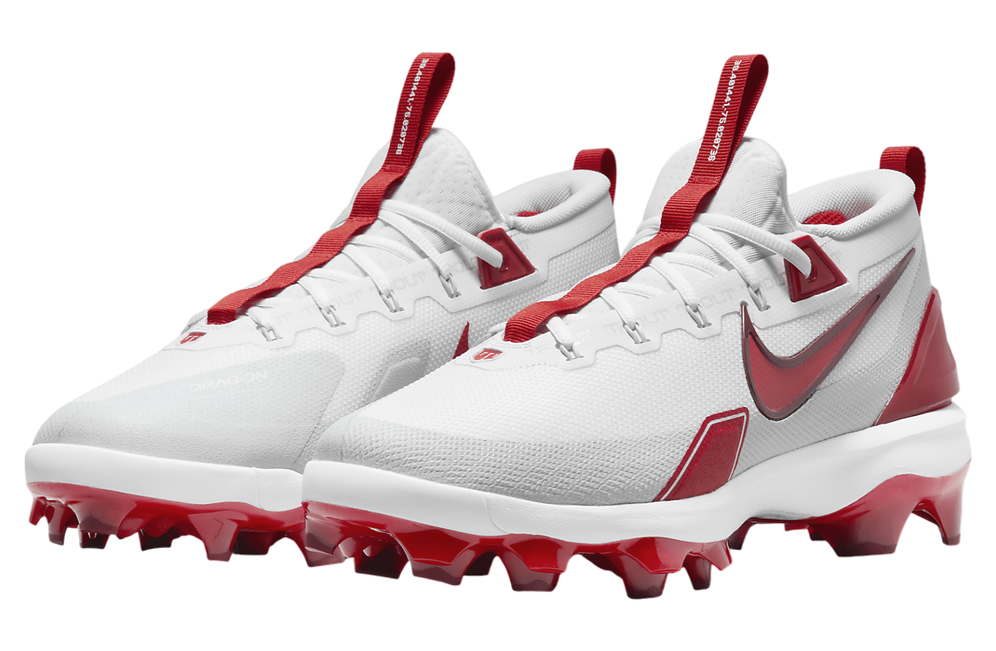 Nike Force Trout 9 Elite Mcs White / Pure Platinum / Team Red