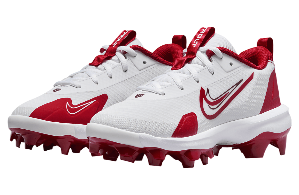 Nike Force Trout 9 Pro Mcs GS White / Pure Platinum University Red