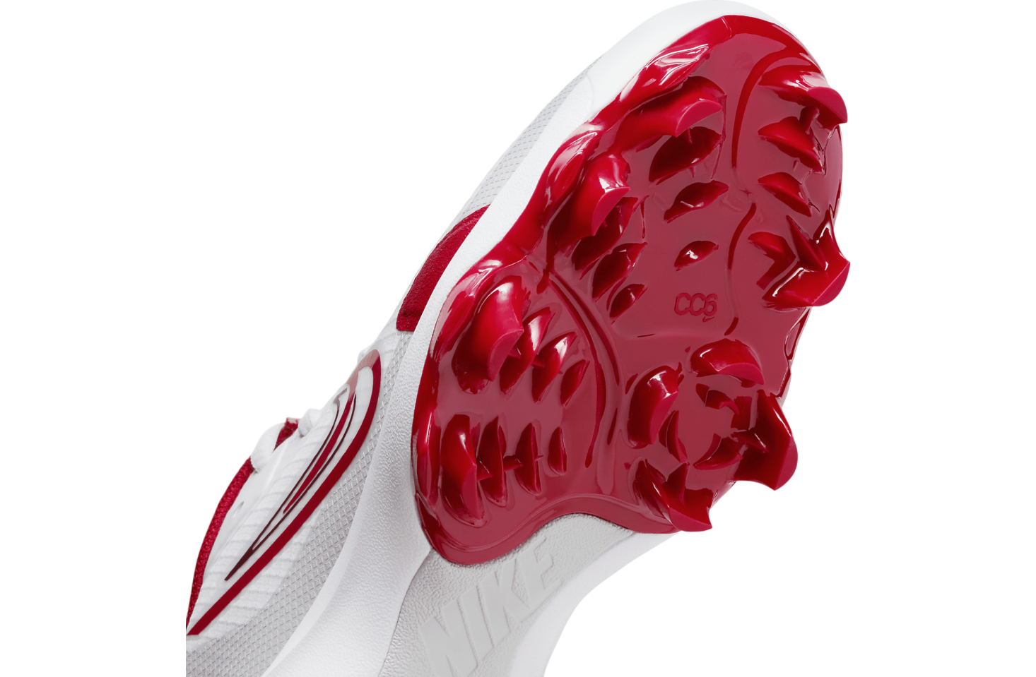 Nike Force Trout 9 Pro Mcs GS White / Pure Platinum University Red