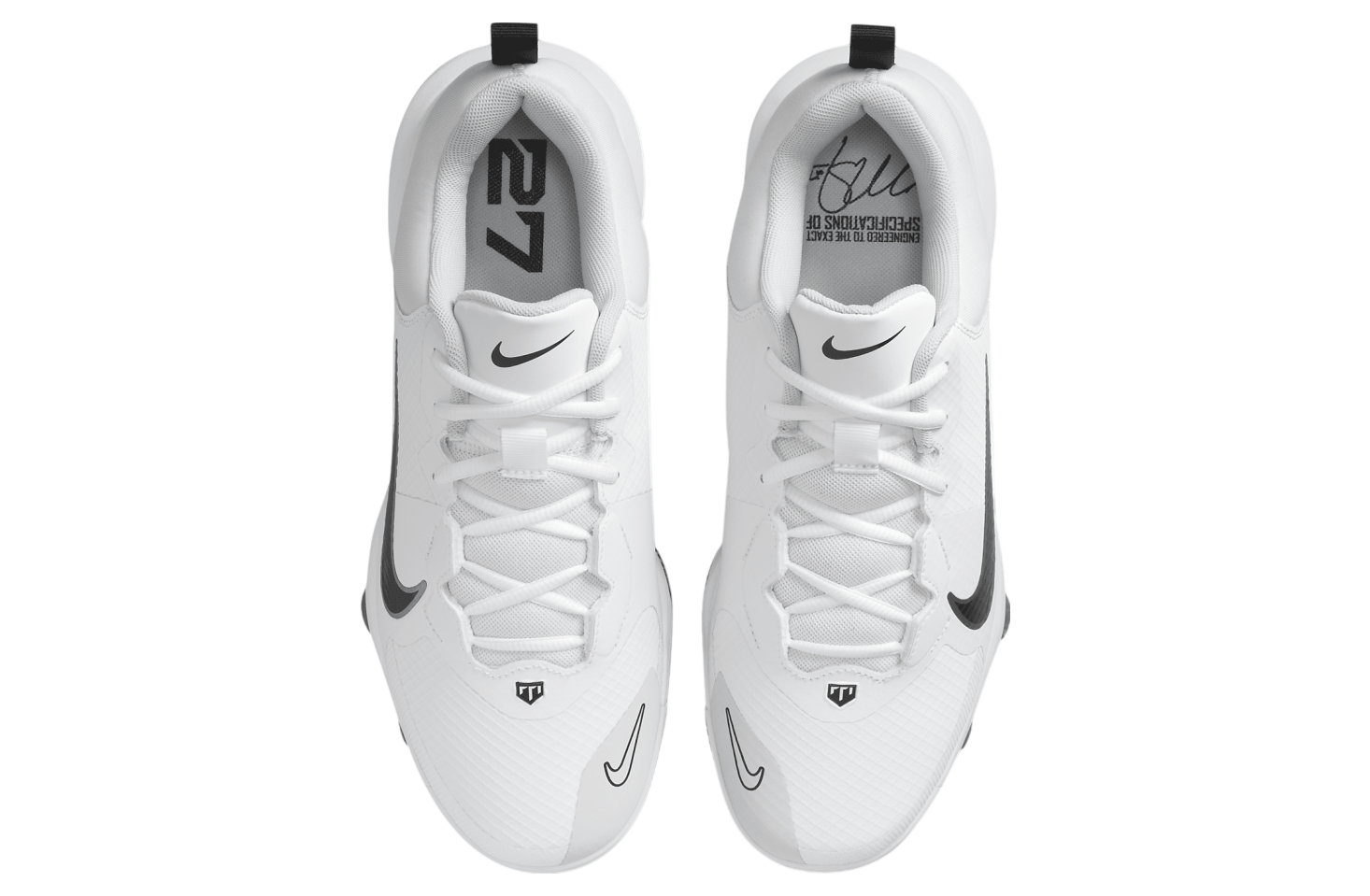 Nike Force Trout 9 Pro Mcs White / Metallic Silver