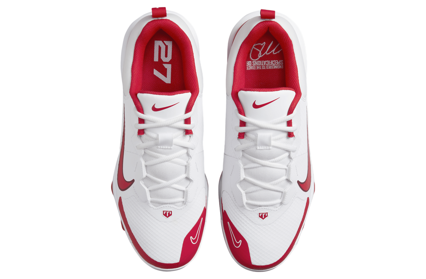 Nike Force Trout 9 Pro Mcs White / Team Red