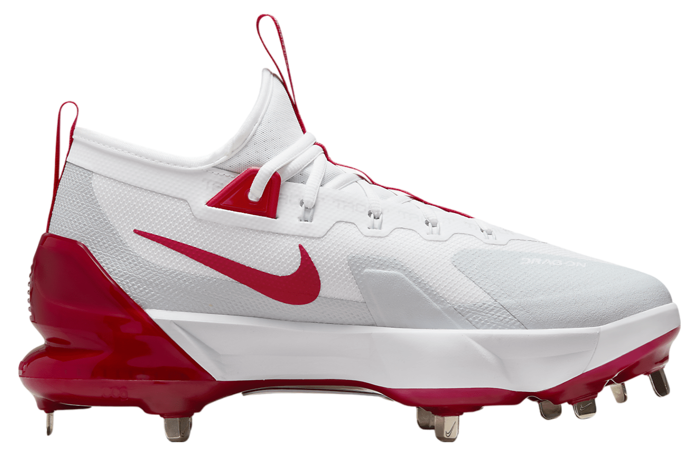 Nike Force Zoom Trout 9 Elite White / Pure Platinum / Team Red/