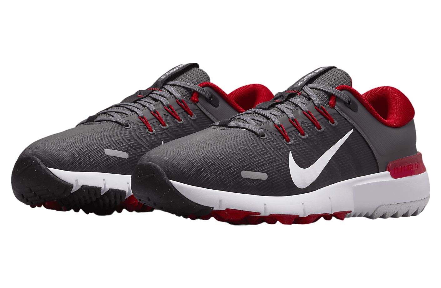 Nike Free Golf NN Iron Grey / University Red