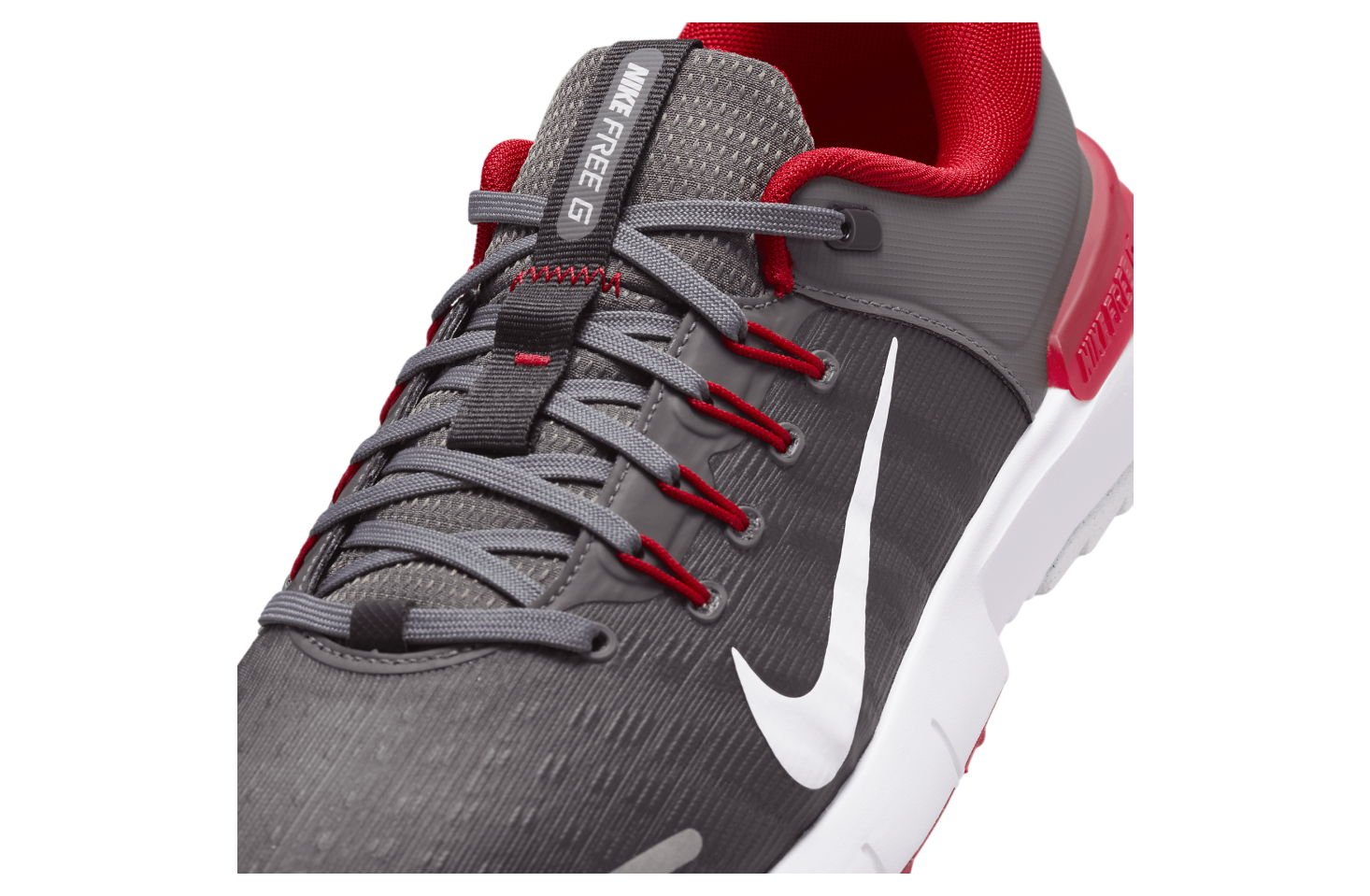 Nike Free Golf NN Iron Grey / University Red