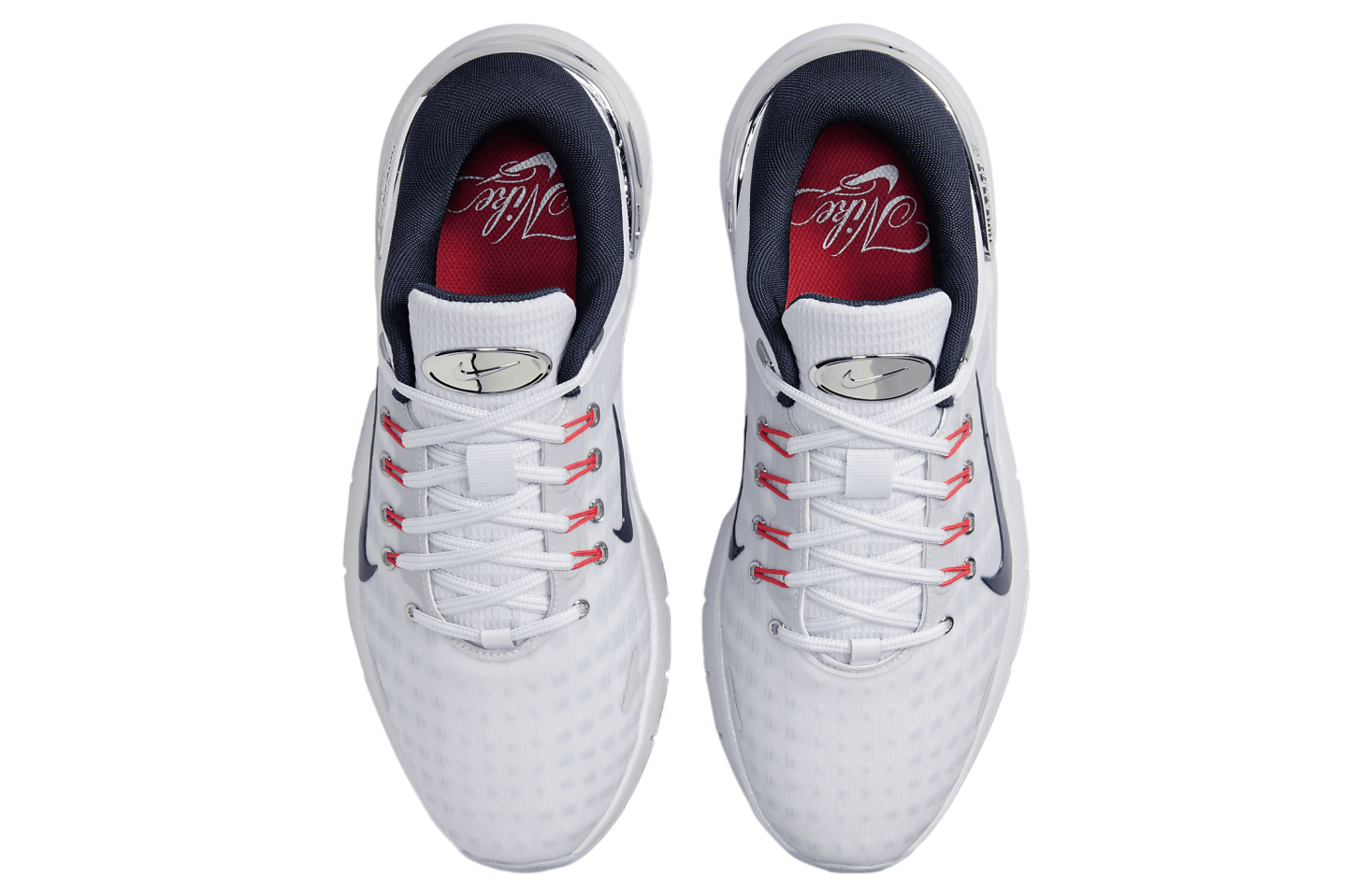 Nike Free Golf Pure Platinum / Light Crimson