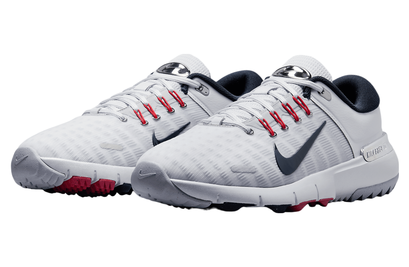 Nike Free Golf Pure Platinum / Light Crimson