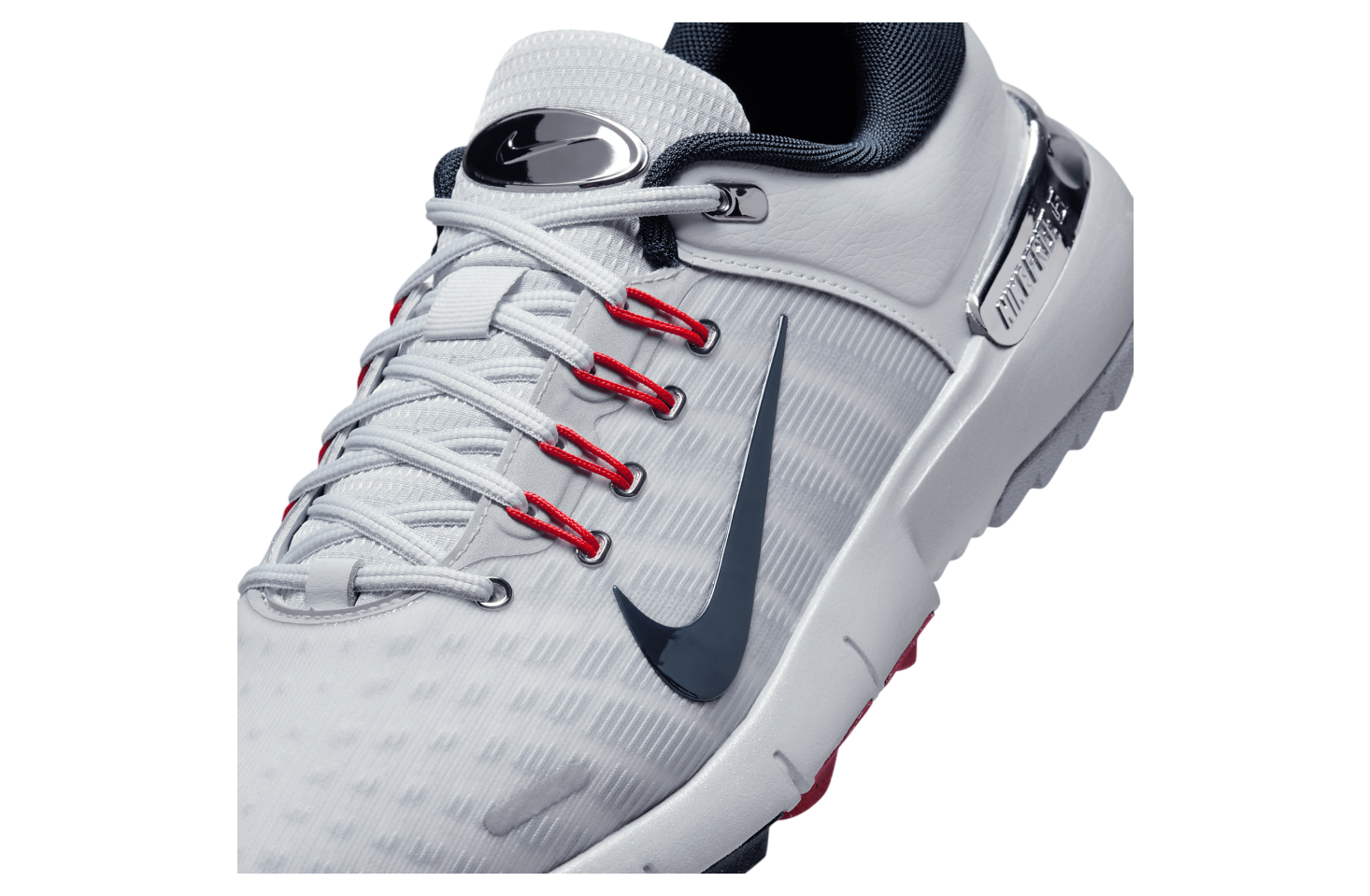 Nike Free Golf Pure Platinum / Light Crimson