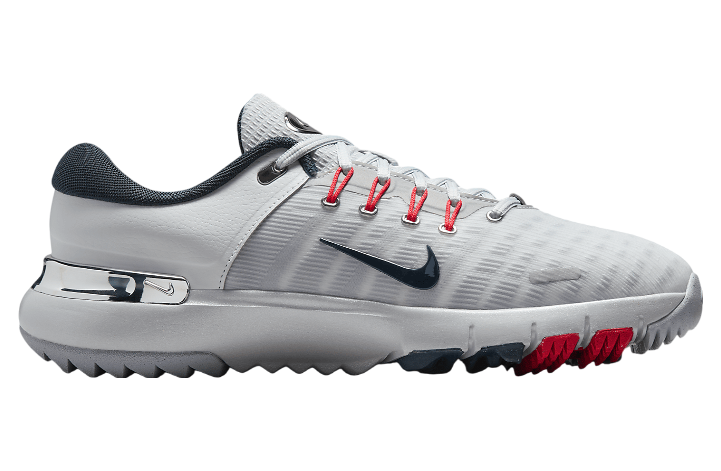 Nike Free Golf Pure Platinum / Light Crimson (Extra Wide)