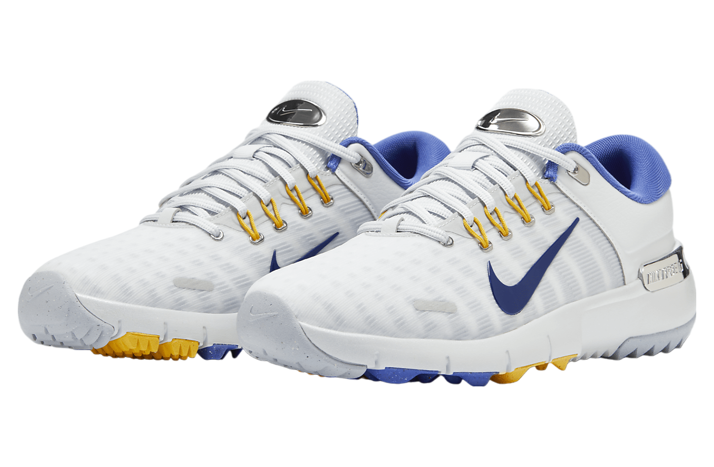 Nike Free Golf Pure Platinum / University Gold