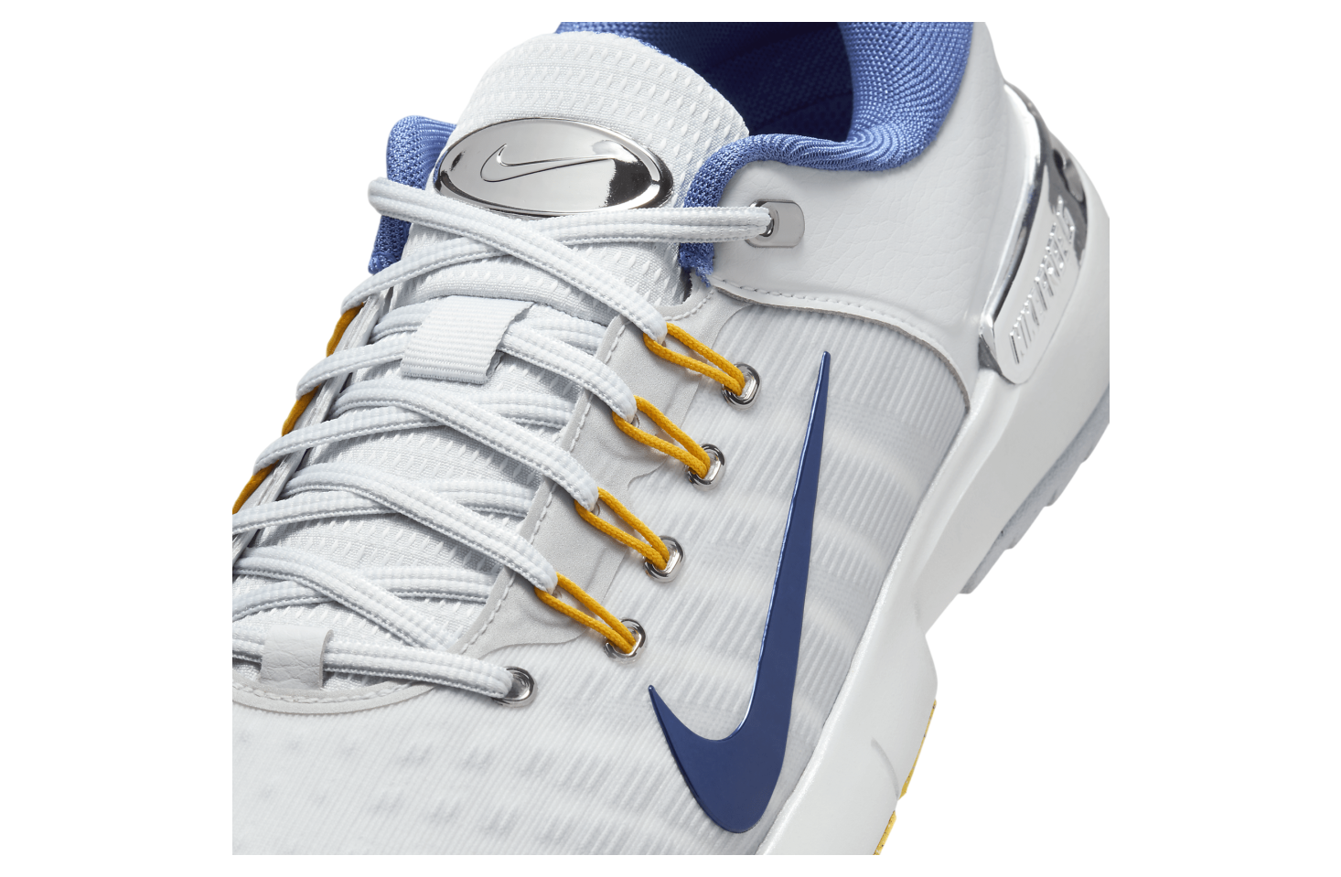 Nike Free Golf Pure Platinum / University Gold (Extra Wide)