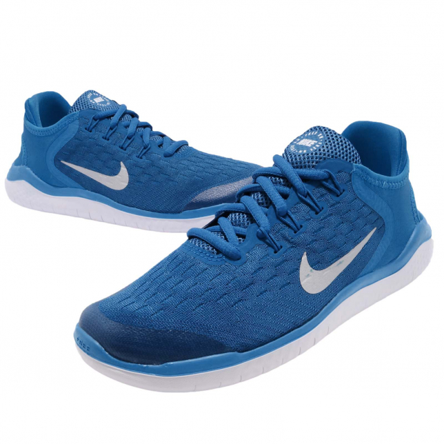 Nike free rn flyknit 2018 royal blue best sale