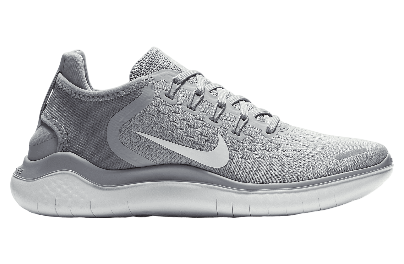 Nike free grey and white best sale