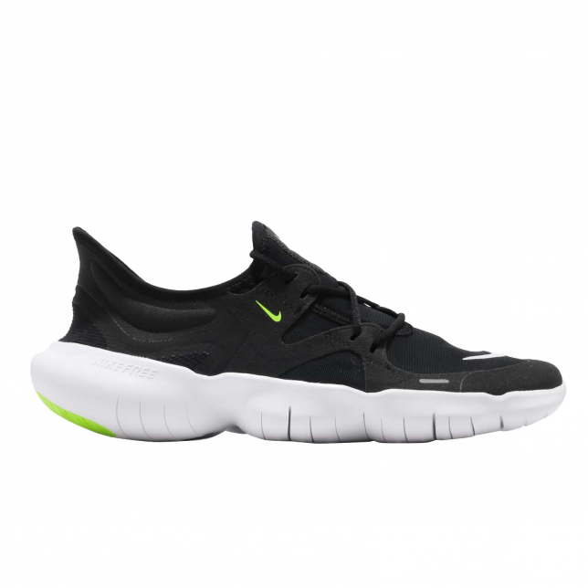 Nike Free RN 5.0 Black White Anthracite Volt