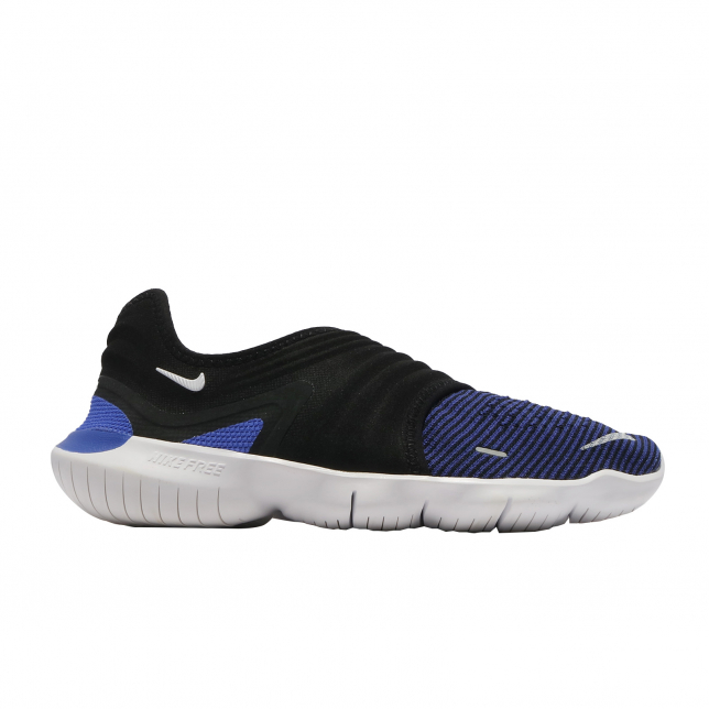 Nike Free RN Flyknit 3.0 Racer Blue White Black