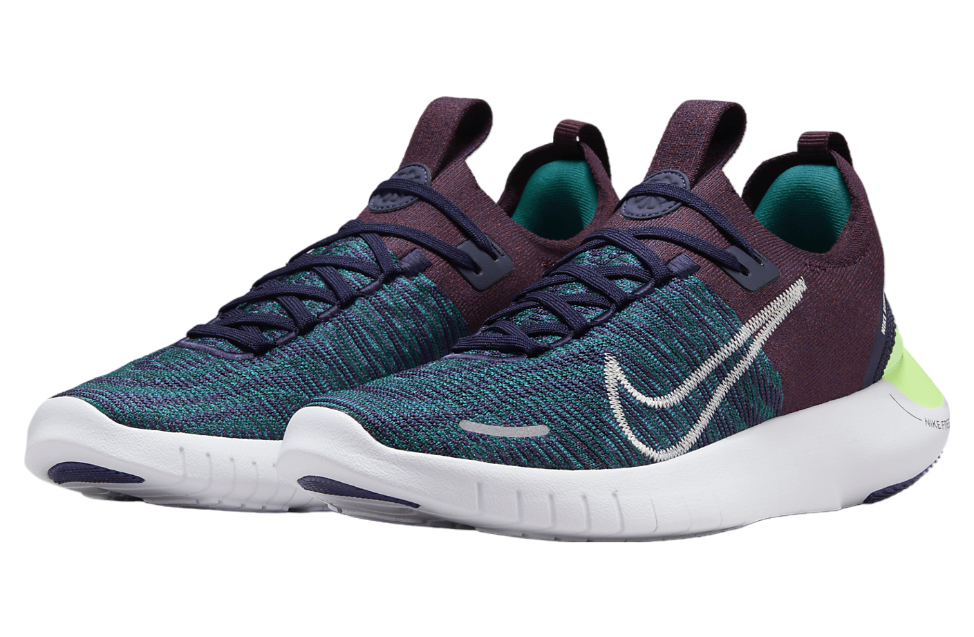 Nike Free RN NN Geode Teal / Purple Ink