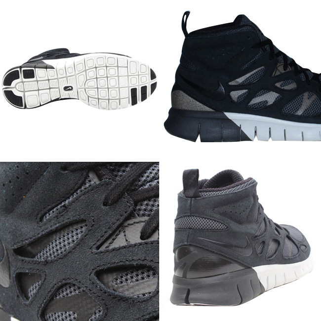 Nike Free Run 2 Sneakerboot - Black 616744003