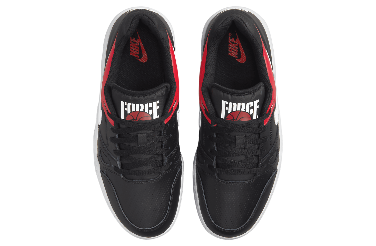 Nike Full Force Low Black / University Red