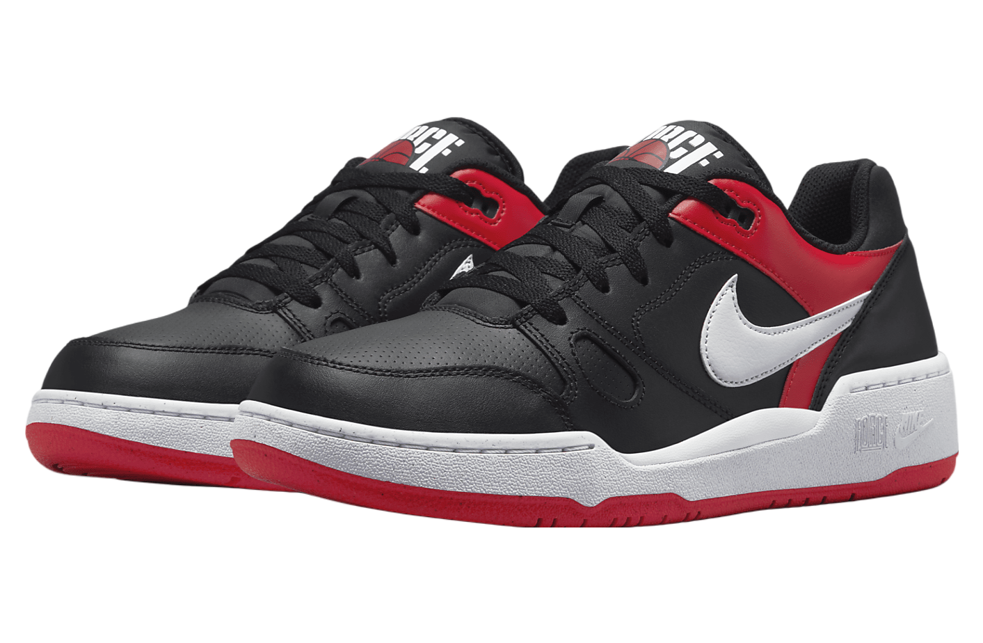 Nike Full Force Low Black / University Red