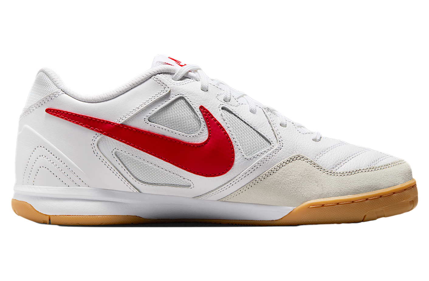 Nike Gato White / Gum Yellow / University Red