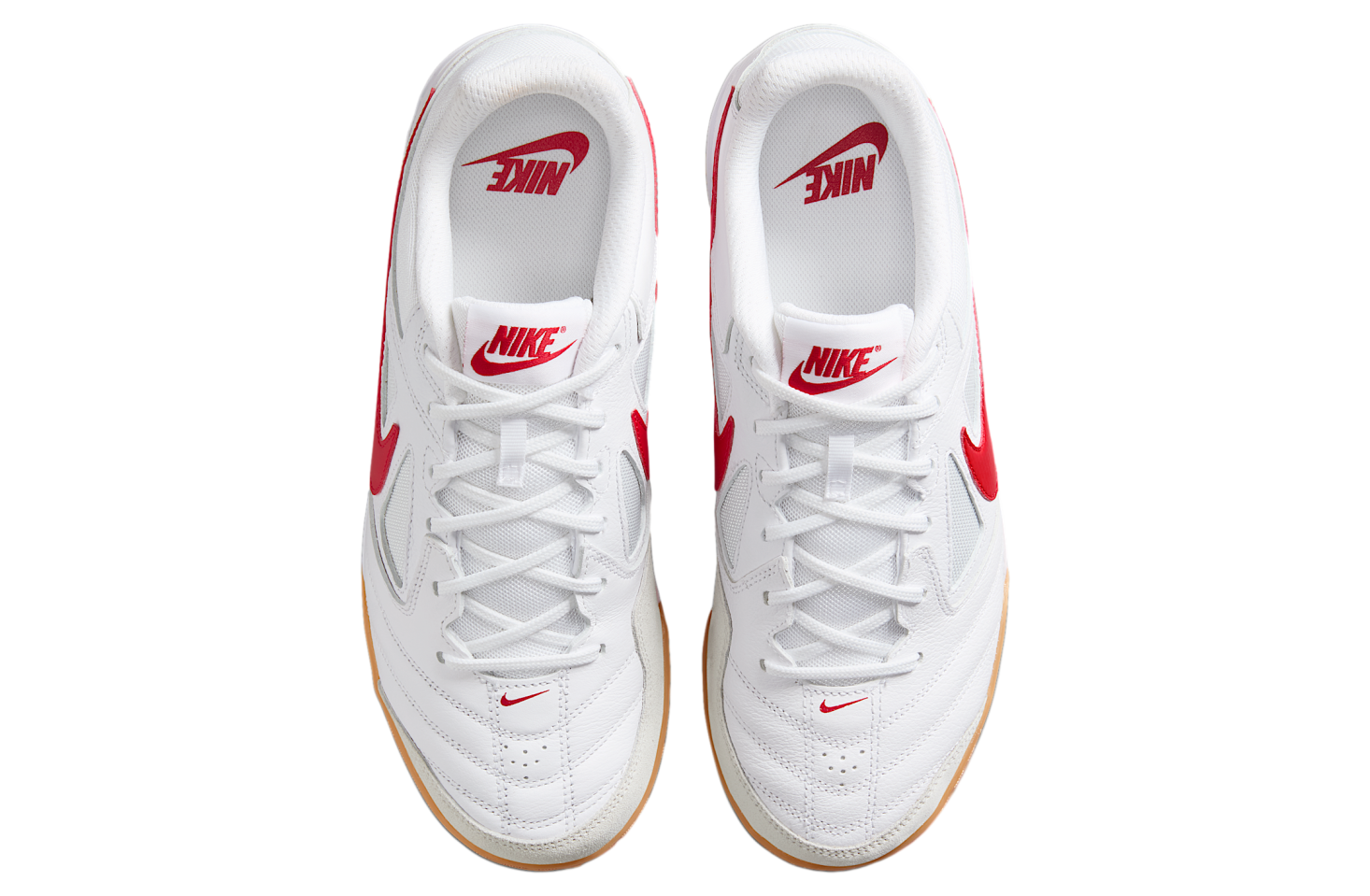 Nike Gato White / Gum Yellow / University Red