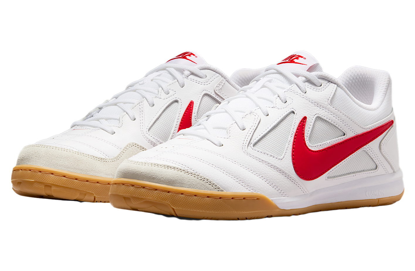 Nike Gato White / Gum Yellow / University Red