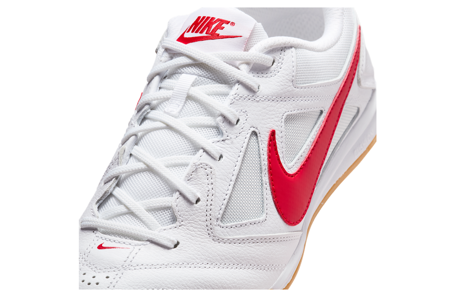 Nike Gato White / Gum Yellow / University Red