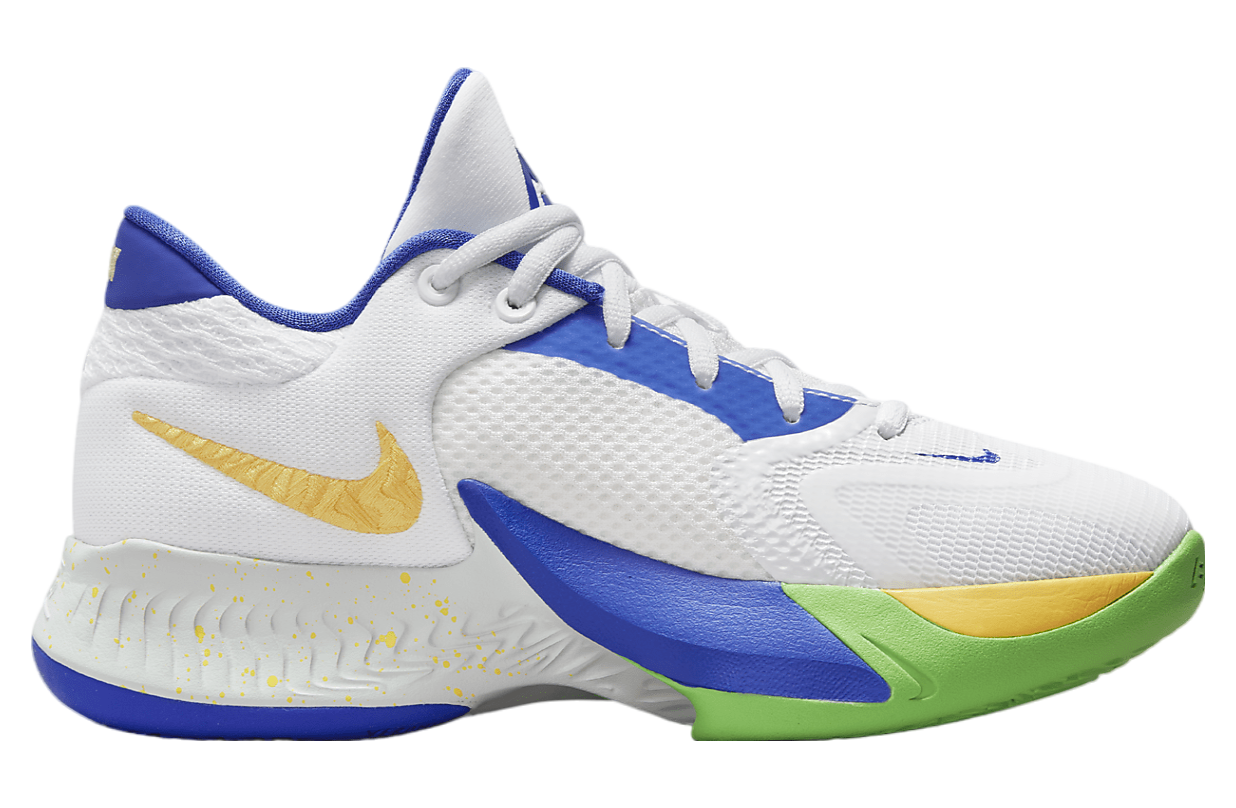 Nike Giannis Freak 4 GS White / Citron Pulse