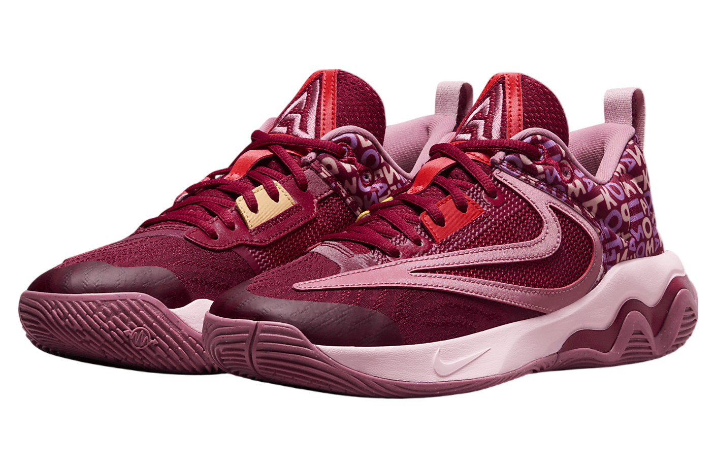 Nike Giannis Immortality 3 Noble Red / Desert Berry