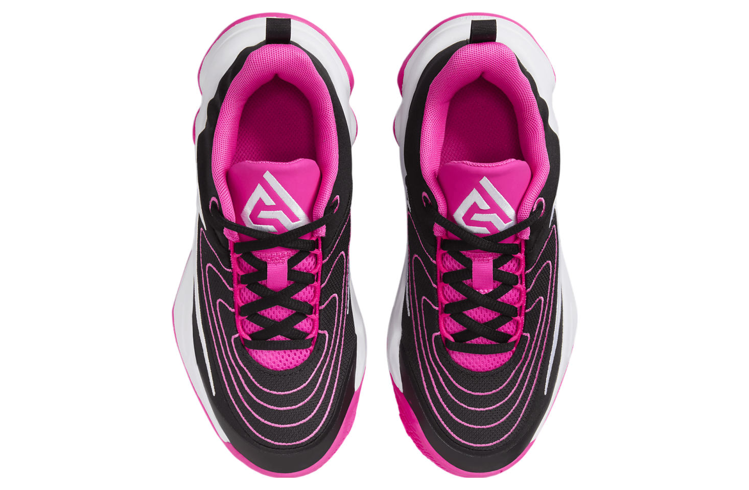 Nike Giannis Immortality 4 GS Black / Laser Fuchsia