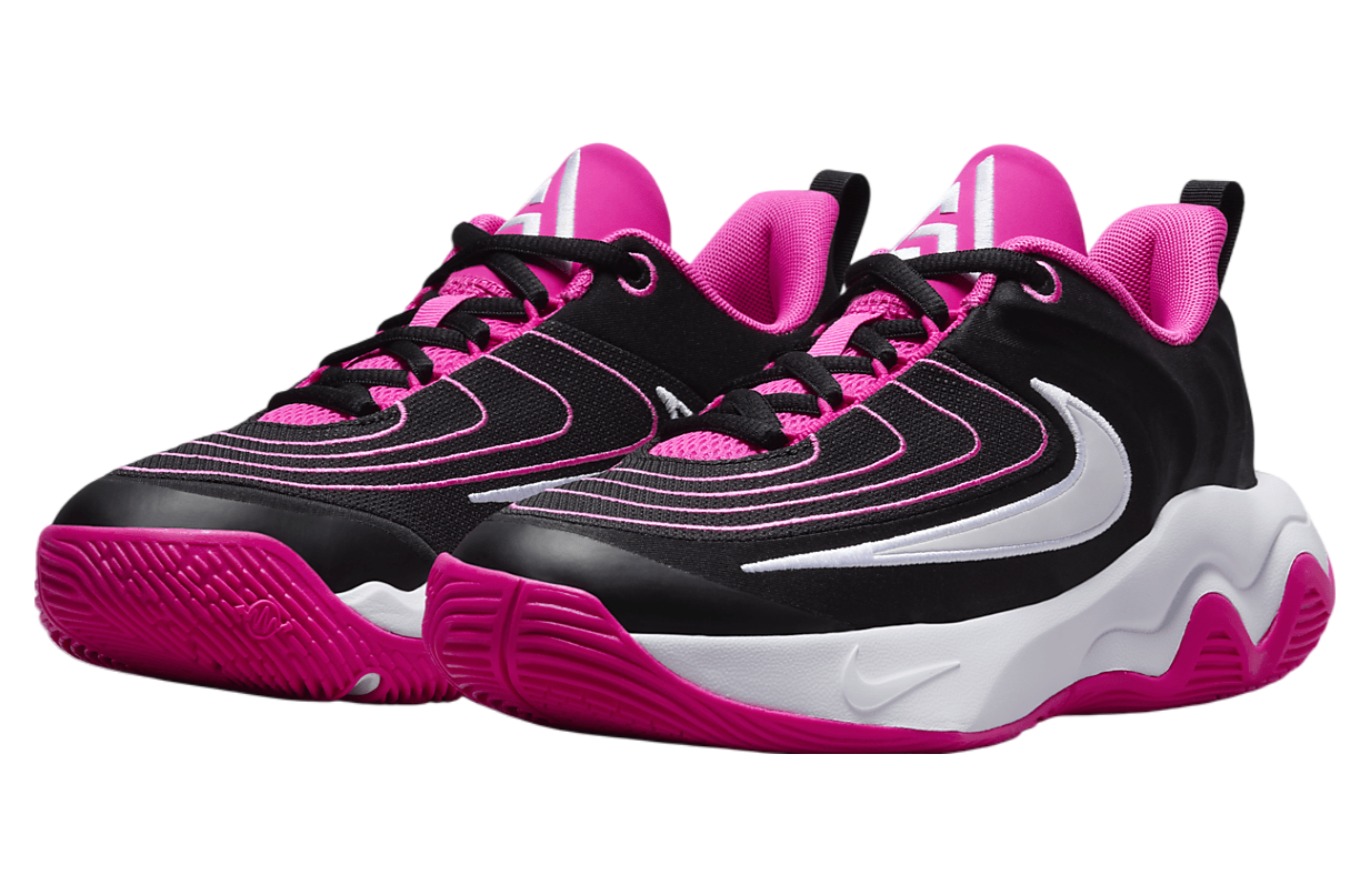 Nike Giannis Immortality 4 GS Black / Laser Fuchsia