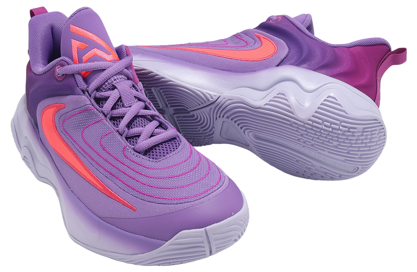 Nike Giannis Immortality 4 GS Black Raspberry / Aster Pink