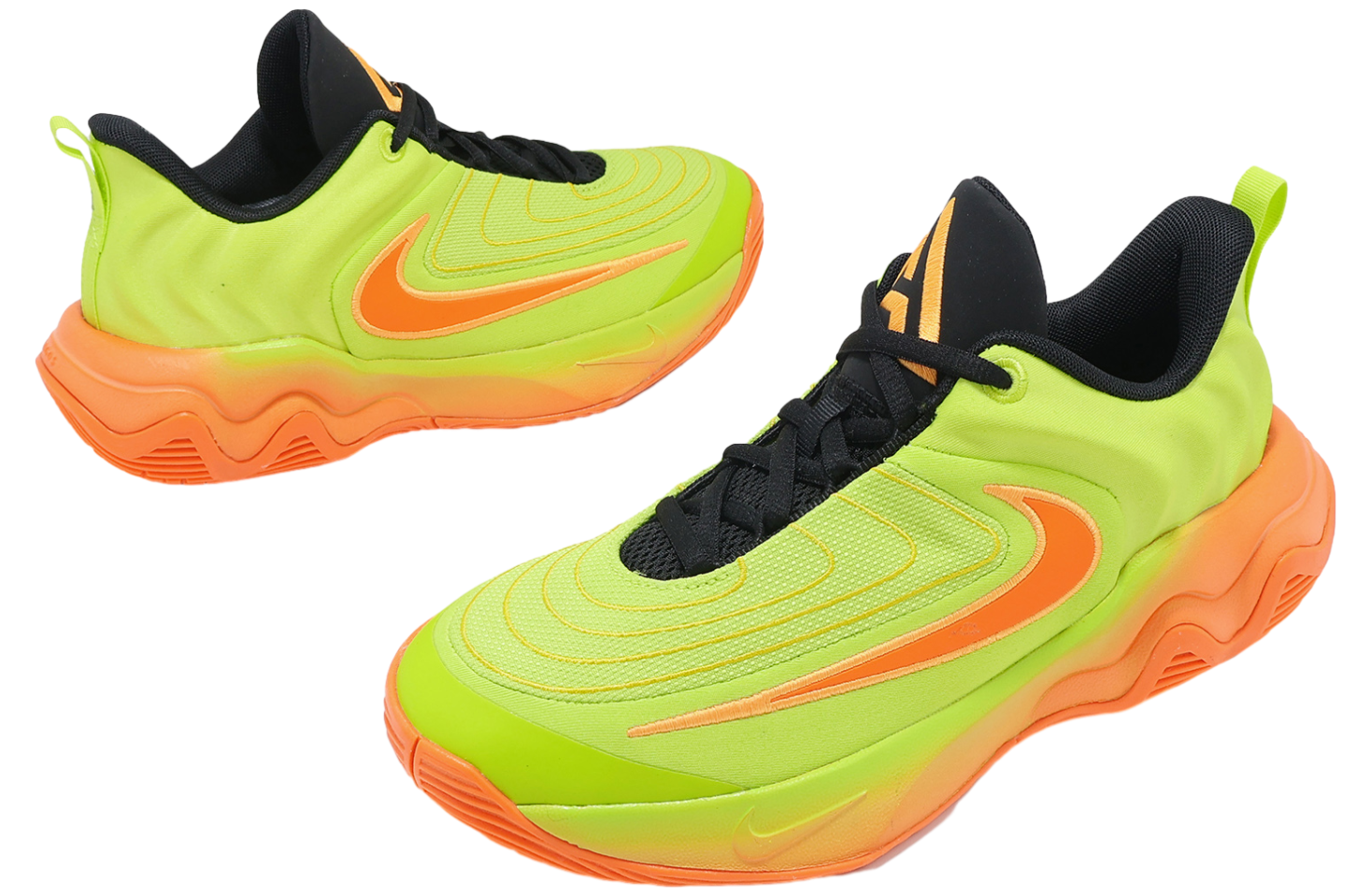 Nike Giannis Immortality 4 GS Cyber / Bright Mandarin - Oct