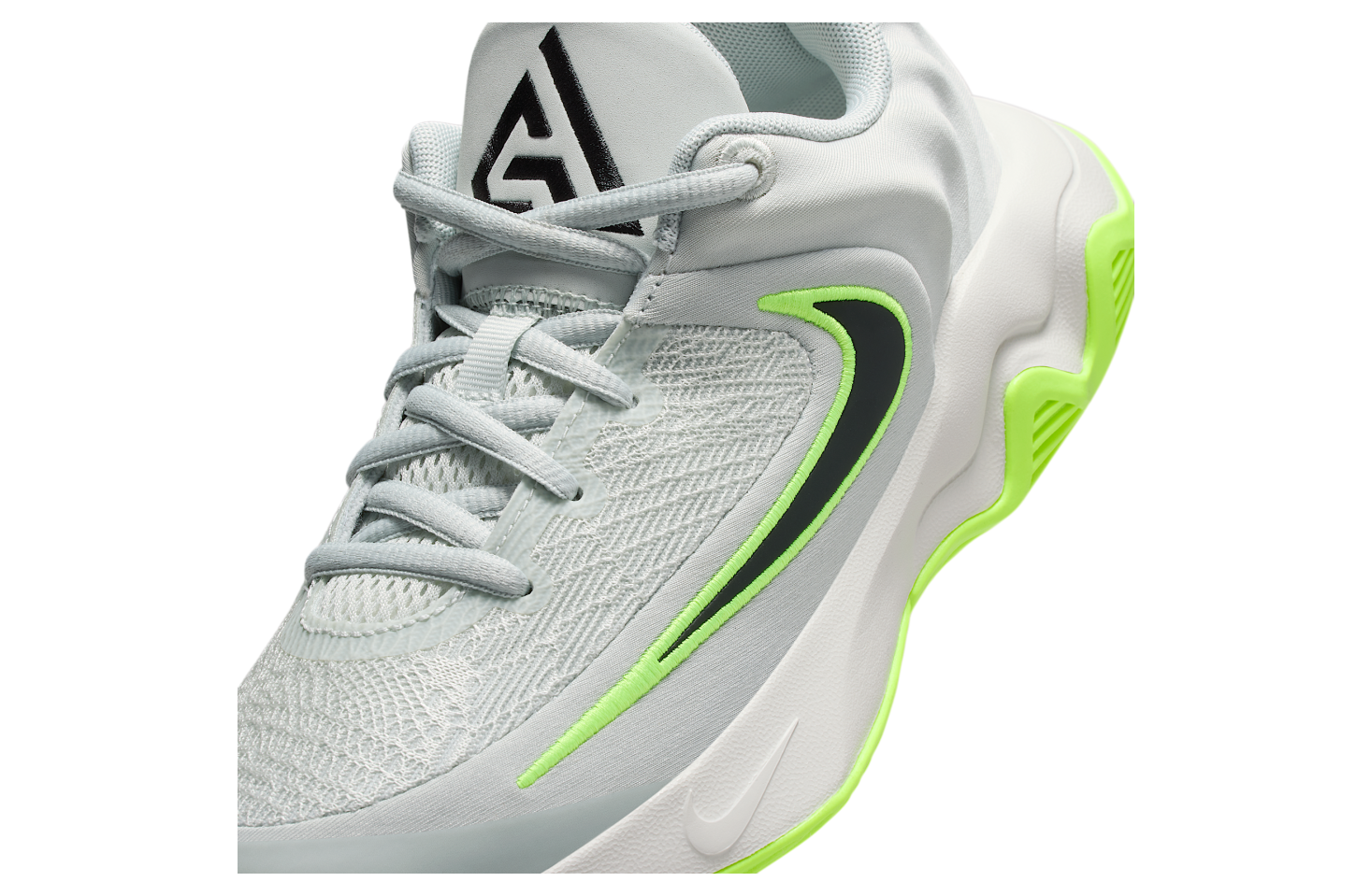 Nike Giannis Immortality 4 Gs Light Silver / Volt